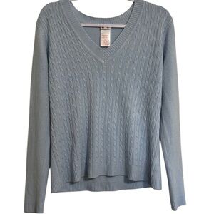 NWOT Super Soft Sweater Baby Blue Ladies Large 12/14